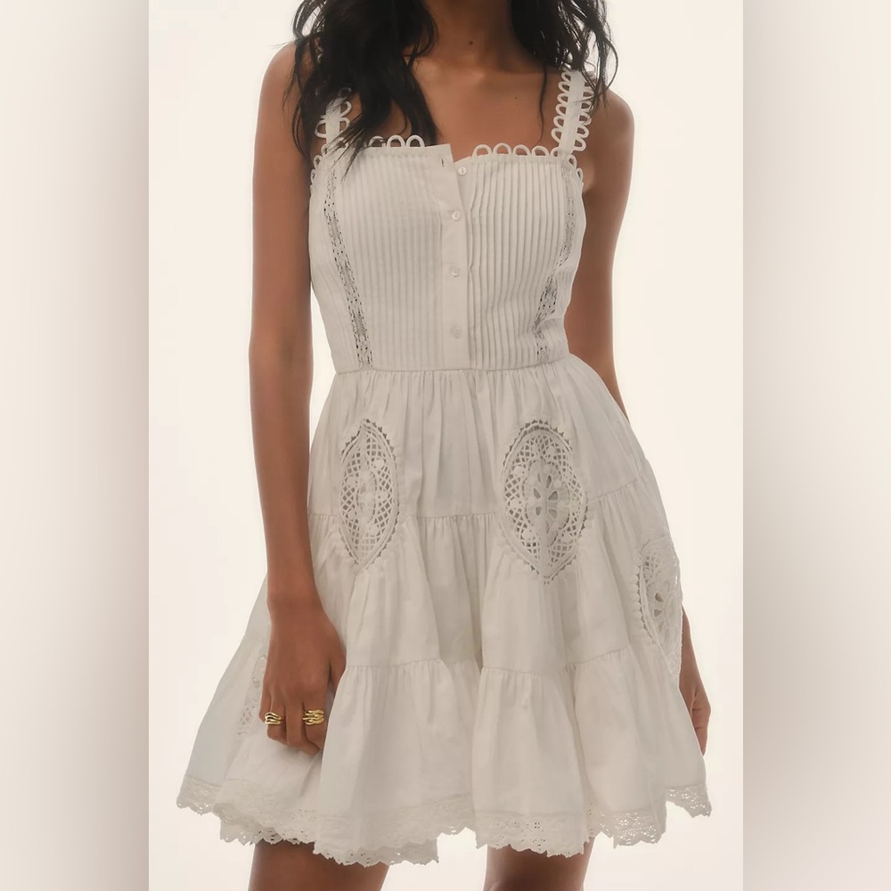 Anthropologie Forever That Girl Adrianna‎ Lace Romper
